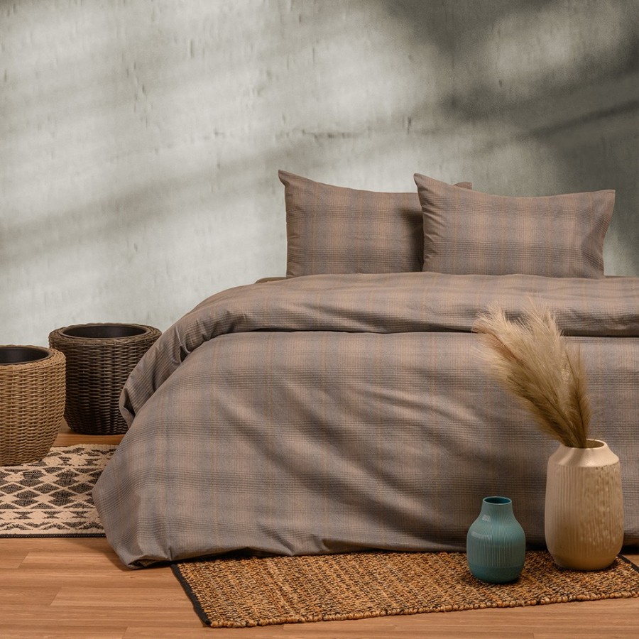 Παπλωματοθήκη Μονή Solo Grey Winter Line 165X245 Melinen Παπλωματοθήκη Μονή Solo Grey Winter Line 165X245 Melinen
