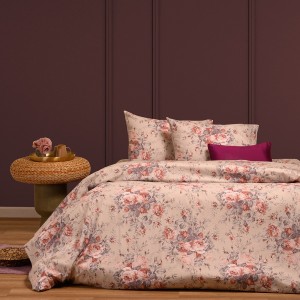 Παπλωματοθήκη Υπέρδιπλη Peonia Rose Winter Line 225X245 Melinen