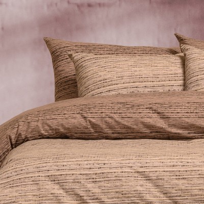 Σετ Σεντόνια Διπλά Cassio Beige Casual Line 205Χ270 Melinen