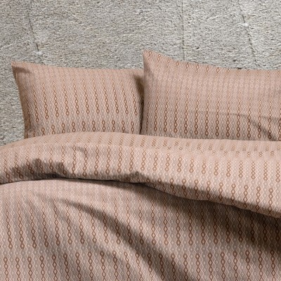 Σετ Σεντόνια Διπλά Με λάστιχο Tundra Grey Winter Line 150X200+30 Melinen