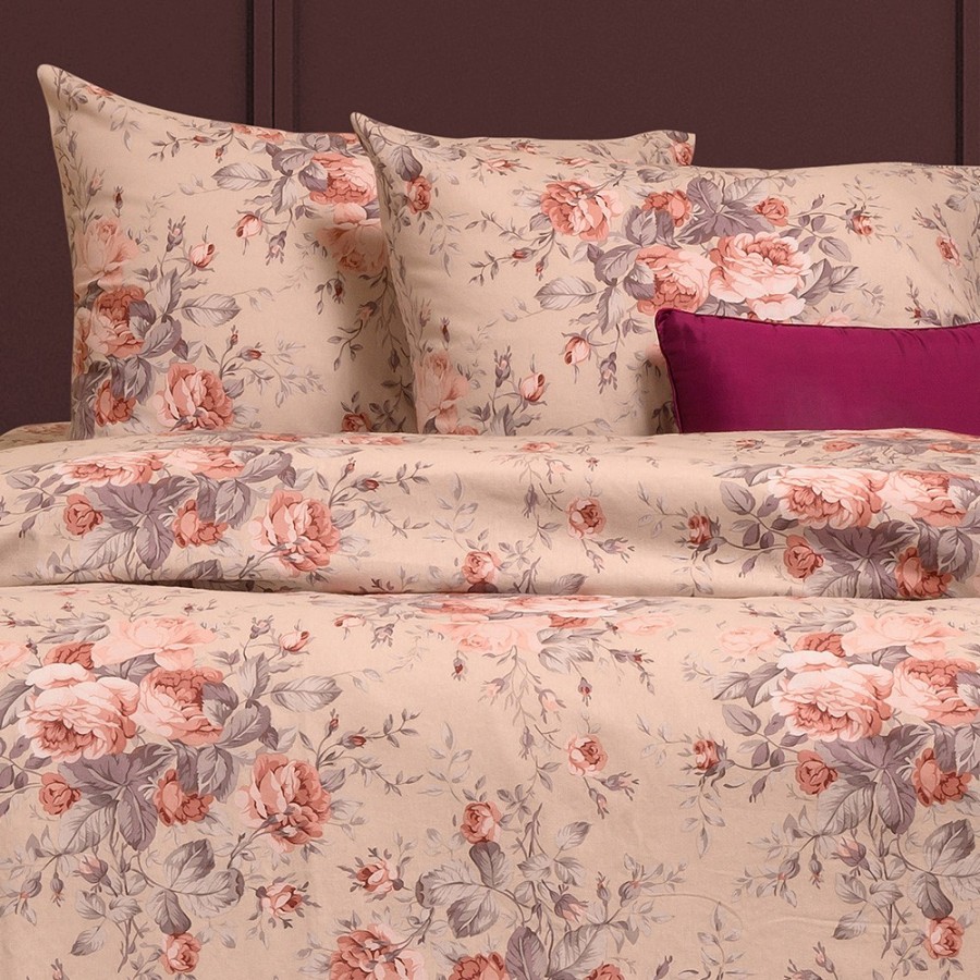 Σετ Σεντόνια King Size Με λάστιχο Peonia Rose Winter Line 180Χ200+30 Melinen