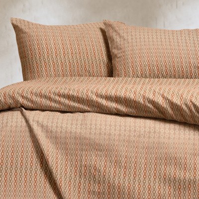 Σετ Σεντόνια King Size Με λάστιχο Tundra Beige Winter Line 180Χ200+30 Melinen