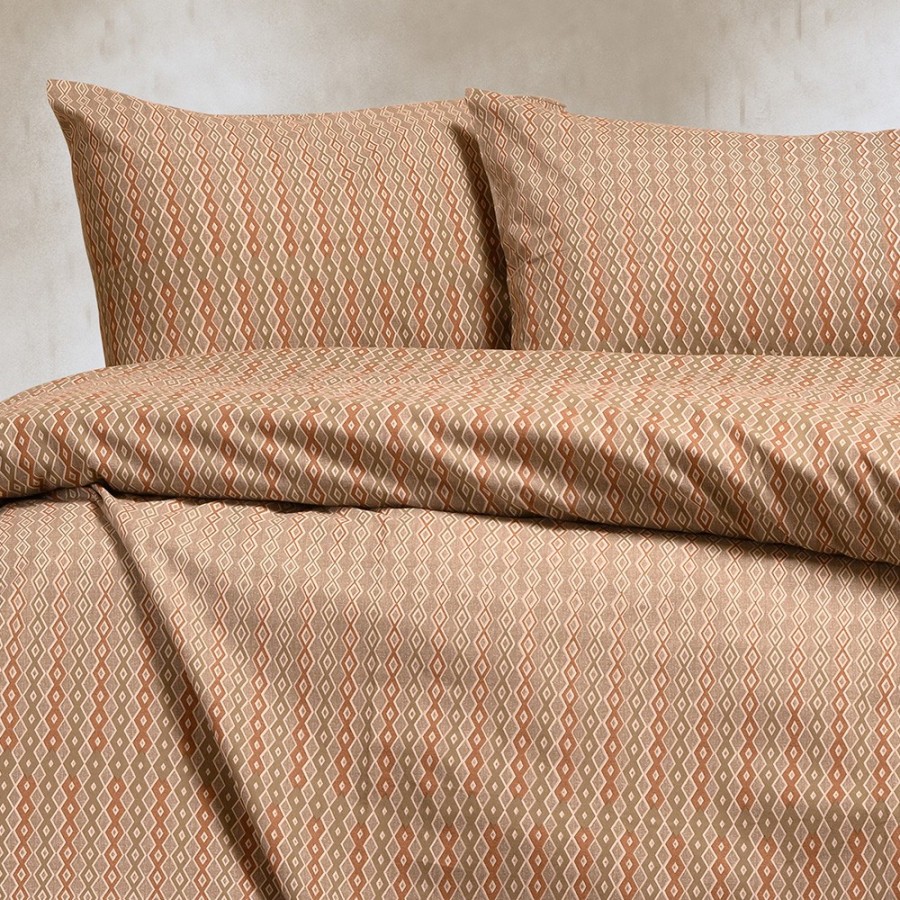 Σετ Σεντόνια King Size Με λάστιχο Tundra Beige Winter Line 180Χ200+30 Melinen