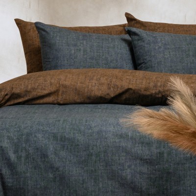 Σετ Σεντόνια King Size Huan Petrol Ultra Line 260Χ270 Melinen