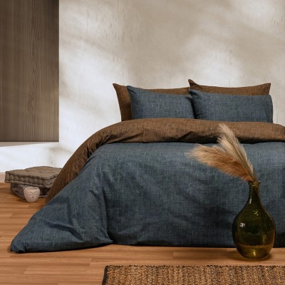 Σετ Σεντόνια King Size Huan Petrol Ultra Line 260Χ270 Melinen