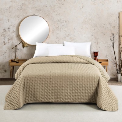 ΚΟΥΒΕΡΛΙ KING SIZE RENZO BEIGE/ECRU (260Χ240)