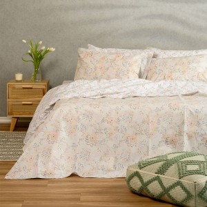 ΠΑΠΛΩΜΑΤΟΘΗΚΗ ΥΠΕΡΔΙΠΛΗ AISHA AQUA/GREY ULTRA LINE (225X245)