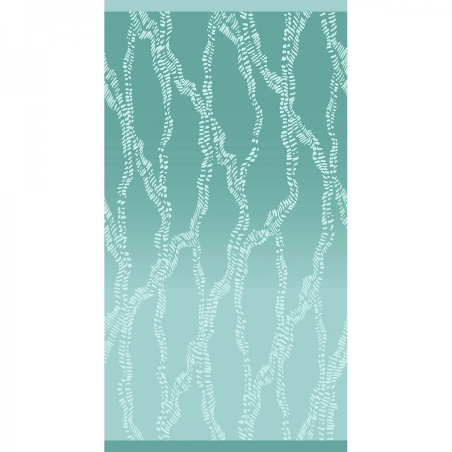 Πετσέτα Θαλάσσης Velour Jacquard Εμπριμέ Chain Aqua 86X160 Melinen