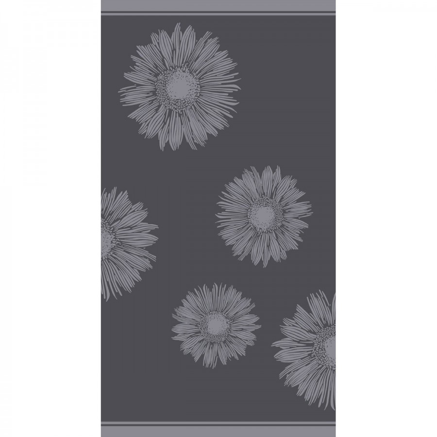 ΠΕΤΣΕΤΑ ΘΑΛΑΣΣΗΣ FLOWER DARK GREY (86Χ160)