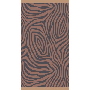 ΠΕΤΣΕΤΑ ΘΑΛΑΣΣΗΣ ZEBRA DARK GREY (86Χ160)
