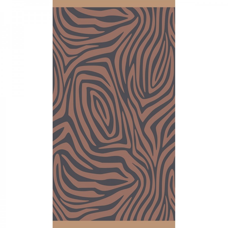ΠΕΤΣΕΤΑ ΘΑΛΑΣΣΗΣ ZEBRA DARK GREY (86Χ160)