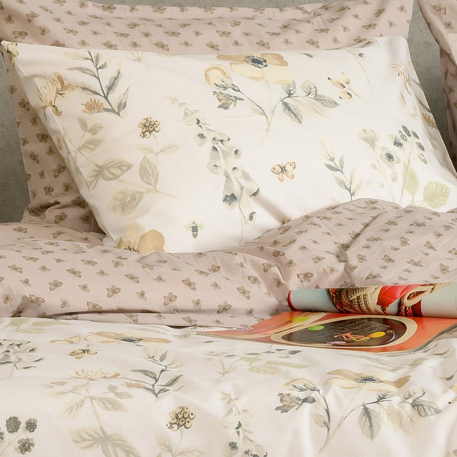 Σετ Μαξιλαροθήκες Πανωσέντονου Dolores Ash Casual Line 50X70 Melinen