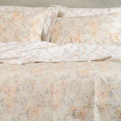 Σετ Σεντόνια King Size Aisha Aqua/Grey Ultra Line 260Χ270 Melinen