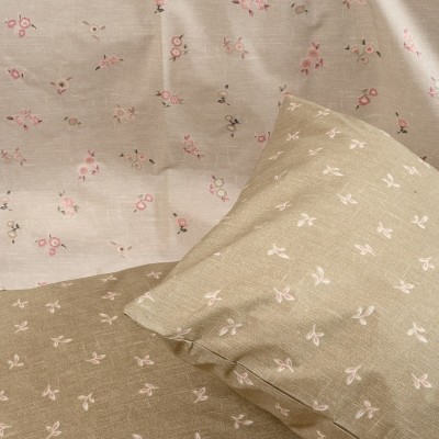 Σετ Σεντόνια King Size Amour Light Mocca Ultra Line 260Χ270 Melinen