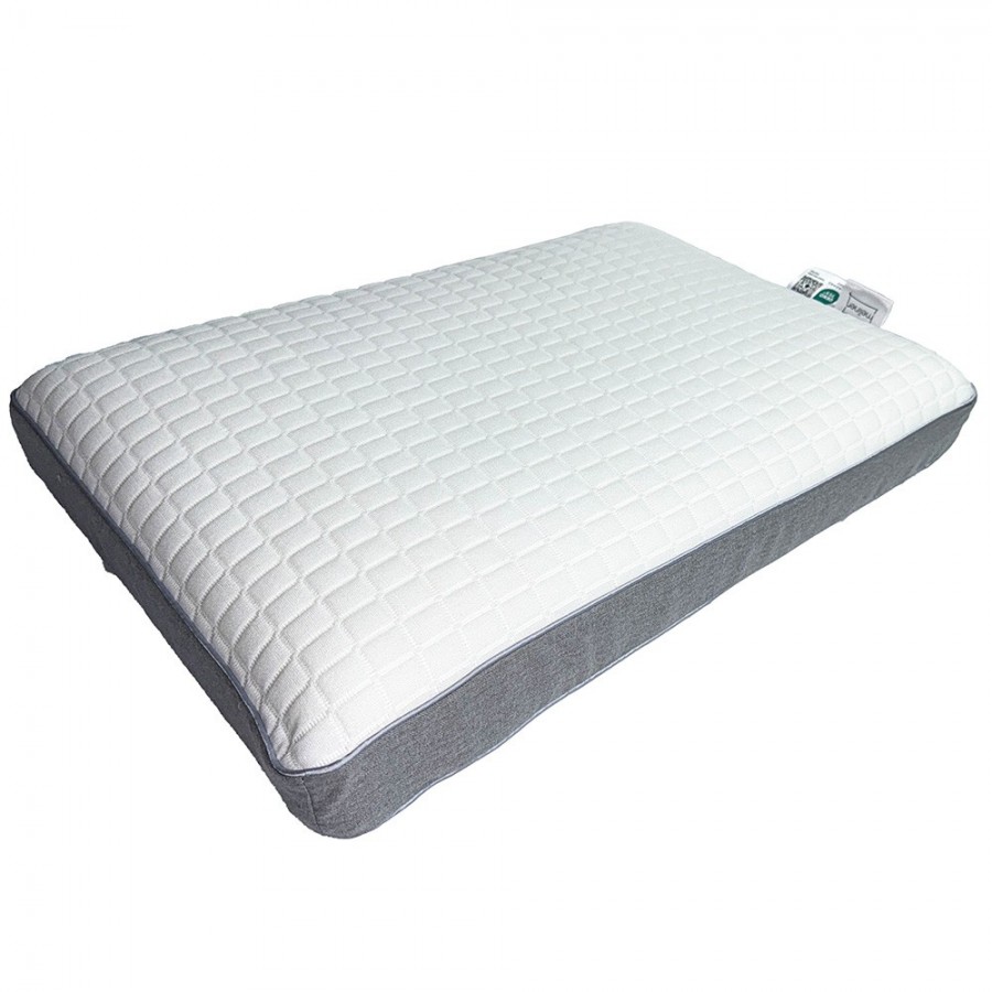 Μαξιλάρι Ύπνου Memory Foam Ανατομικό Λευκό Μέτριο Προς Μαλακό 40X60 Melinen