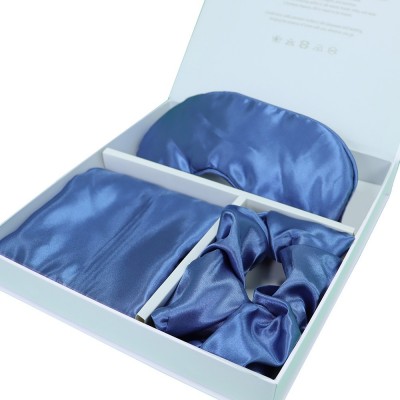 Σετ Δώρου 3Τμχ Μπλε Pure Silk Melinen