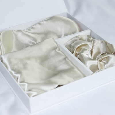 Σετ Δώρου 3Τμχ Μπεζ Pure Silk Melinen