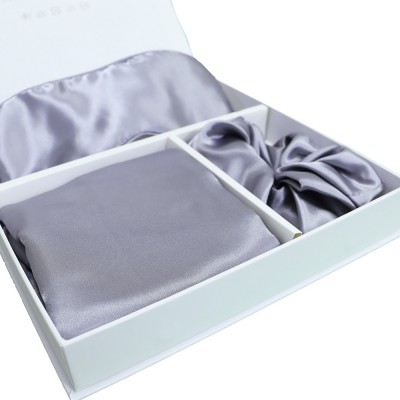 Σετ Δώρου 3Τμχ Γκρι Pure Silk Melinen