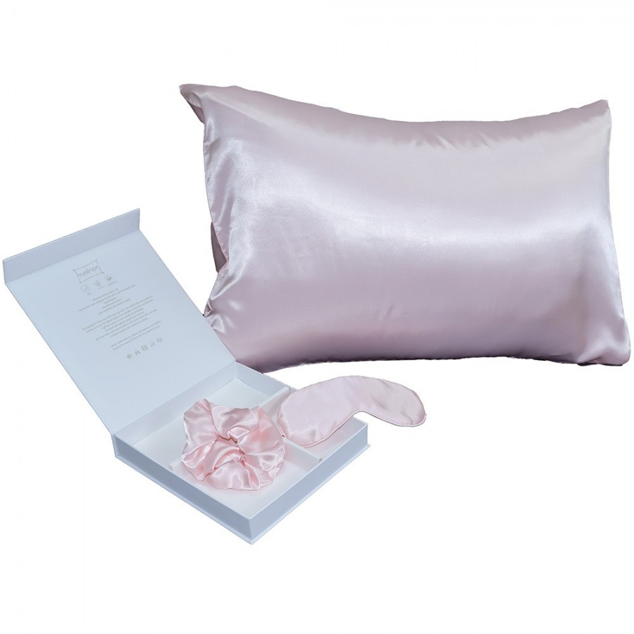 Σετ Δώρου 3Τμχ Ροζ Pure Silk Melinen