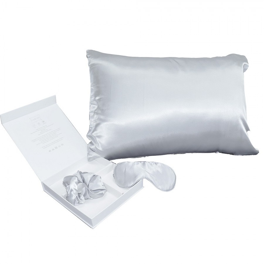 Σετ Δώρου 3Τμχ Ασημί Pure Silk Melinen