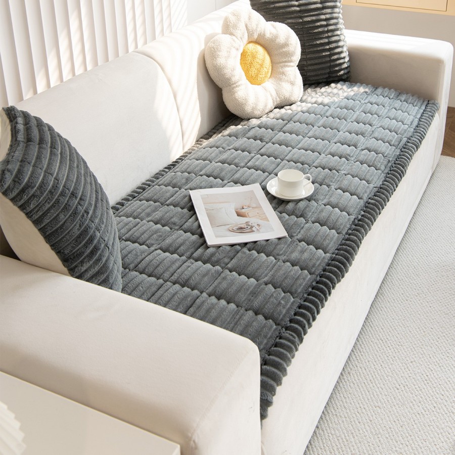 ΑΝΩΣΤΡΩΜΑ ΚΑΝΑΠΕ ASPEN DARK GREY (70X150)