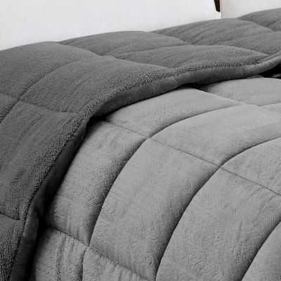 Κουβερτοπάπλωμα Μονό Shelby Anthracite 160X220 Melinen