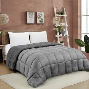 Κουβερτοπάπλωμα Μονό Shelby Anthracite 160X220 Melinen