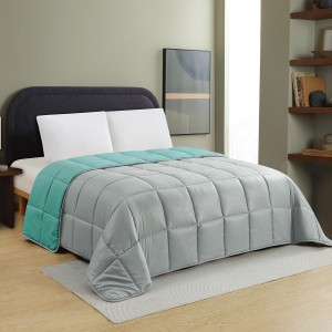 Πάπλωμα Μονό Brooklyn Grey/Petrol 160X220 Melinen