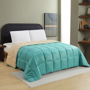 Πάπλωμα Μονό Brooklyn Petrol/Beige 160X220 Melinen