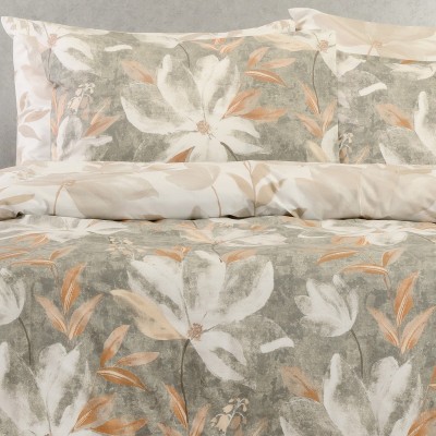 Παπλωματοθήκη Μονή Giulia Grey 165X245 Melinen