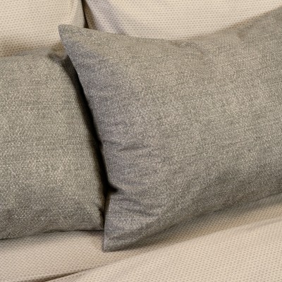 Παπλωματοθήκη Μονή Luca Grey 165X245 Melinen