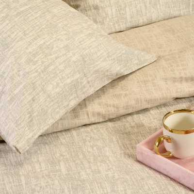 Παπλωματοθήκη Μονή Milan Grey 165X245 Melinen
