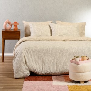 Παπλωματοθήκη Μονή Milan Grey 165X245 Melinen