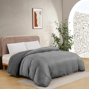 Παπλωματοθήκη Μονή Shelby Anthracite 165X225 Melinen