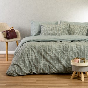 Παπλωματοθήκη Υπέρδιπλη Paris Aqua 225X245 Melinen