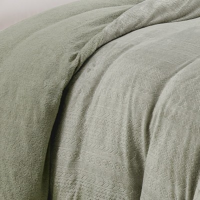 Παπλωματοθήκη Υπέρδιπλη Shelby Soft Olive 225X245 Melinen