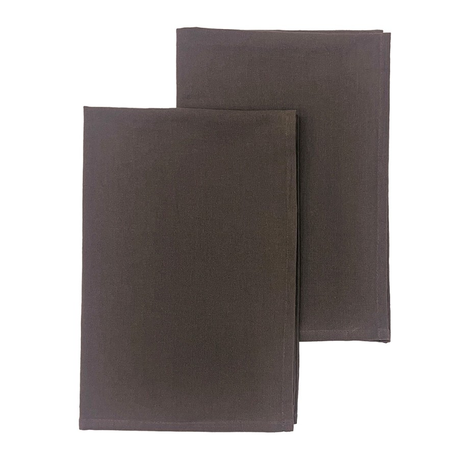 Πετσέτες Κουζίνας Σετ 2 Τεμαχίων 45X65 Zoe Brown/Grey Melinen