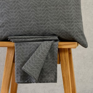 Σετ Κατωσέντονο Με Μαξιλαροθήκη Paris Anthracite 100X200+32 Melinen