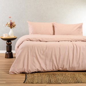 Σετ Κατωσέντονο Με Μαξιλαροθήκη Owen Rose 120X200+30 Melinen