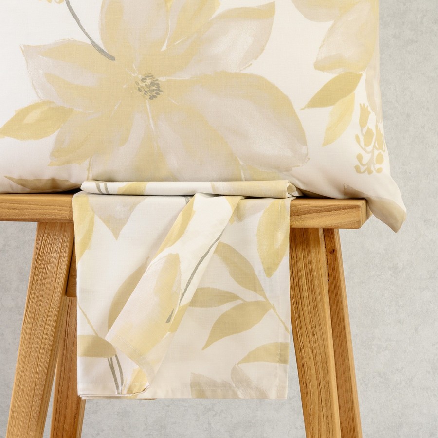 Σετ Κατωσέντονο Με Μαξιλαροθήκη Giulia Ochre 120X200+32 Melinen