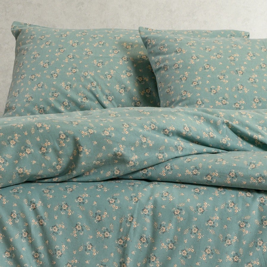Σετ Κατωσέντονο Με Μαξιλαροθήκες Fay Petrol 160X200+30 Melinen