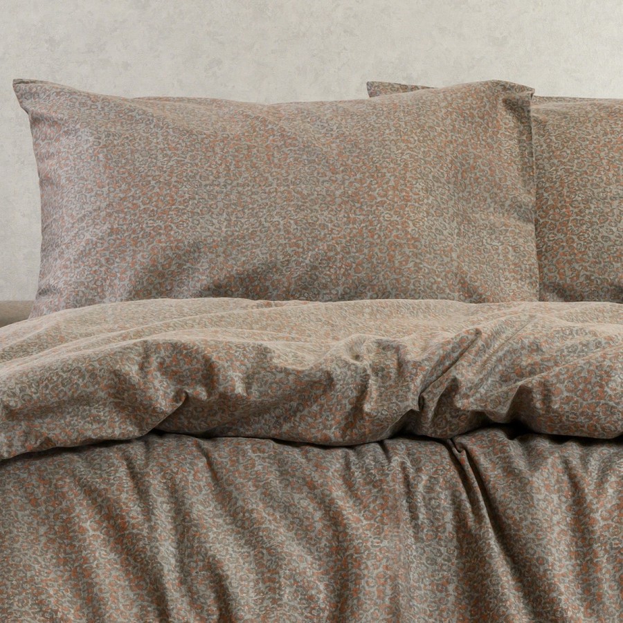 Σετ Κατωσέντονο Με Μαξιλαροθήκες Keshia Grey 160X200+30 Melinen