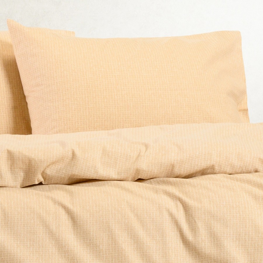 Σετ Κατωσέντονο Με Μαξιλαροθήκες Owen Beige 160X200+30 Melinen