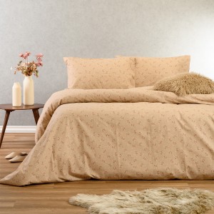 Σετ Κατωσέντονο Με Μαξιλαροθήκες Fay Beige 180X200+30 Melinen