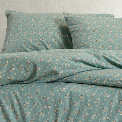 Σετ Κατωσέντονο Με Μαξιλαροθήκες Fay Petrol 180X200+30 Melinen