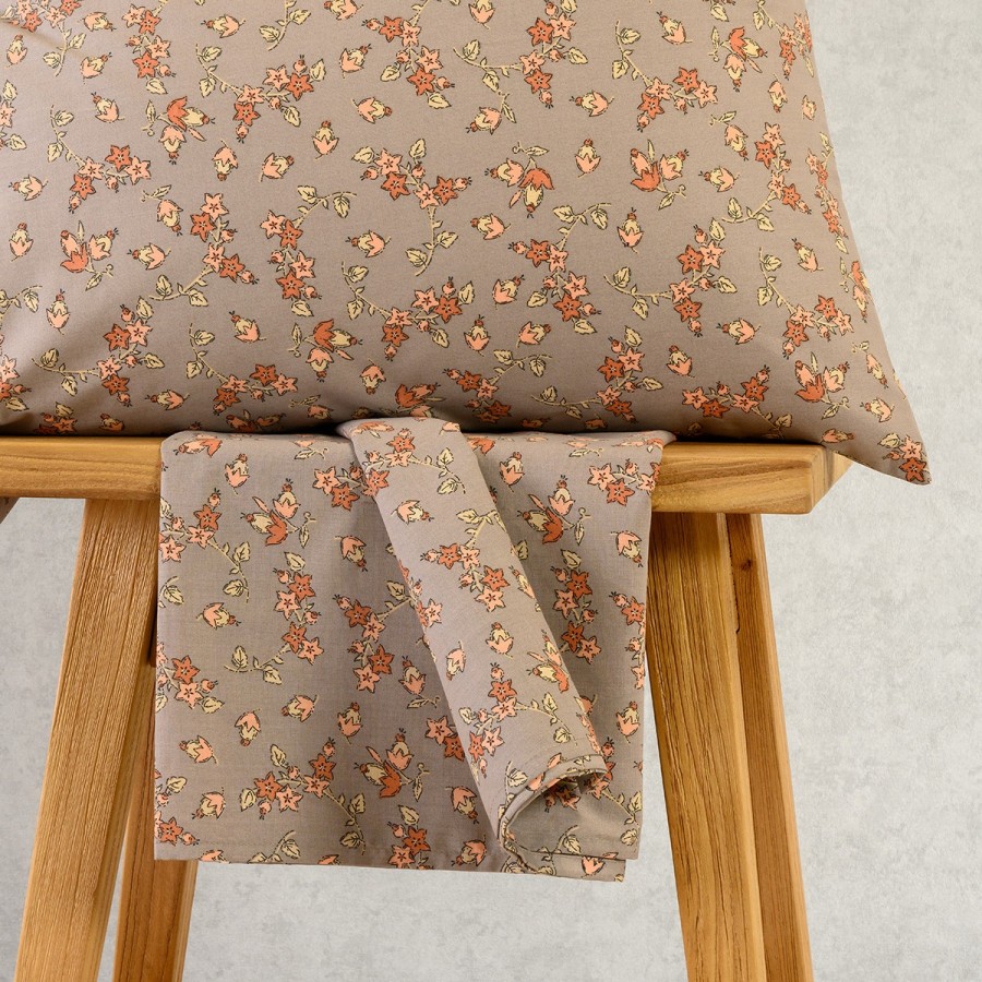 Σετ Κατωσέντονο Με Μαξιλαροθήκες Cesare Apricot 180X200+32 Melinen