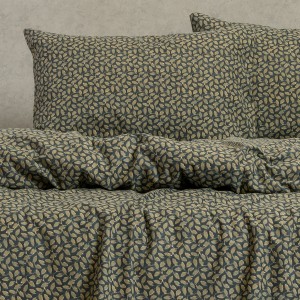 Σετ Μαξιλαροθήκες Φανελένιες Elise Blue 53X72 Melinen
