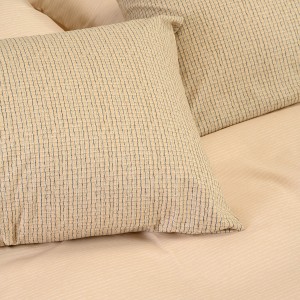 Σετ Μαξιλαροθήκες Πανωσέντονου Davide Beige 50X70 Melinen