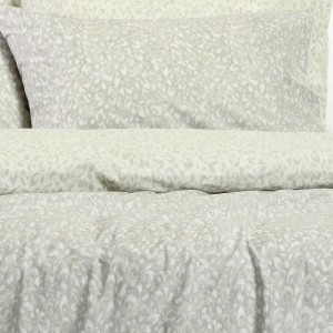 Σετ Μαξιλαροθήκες Πανωσέντονου Leo Aqua/Grey 50X70 Melinen