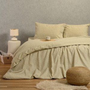 Σετ Σεντόνια Φανελένια King Size Elise Greige 270X260 Melinen